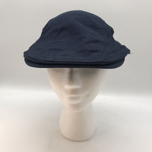 Duckbill Gatsby Cap Navy Twill Men's OSFM Newsboy Ivy Hat Golf Hat Casual Cabbie - Picture 2 of 11